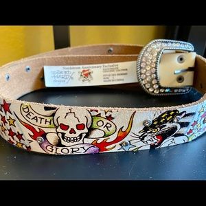 Ed Hardy “Death or Glory” Belt